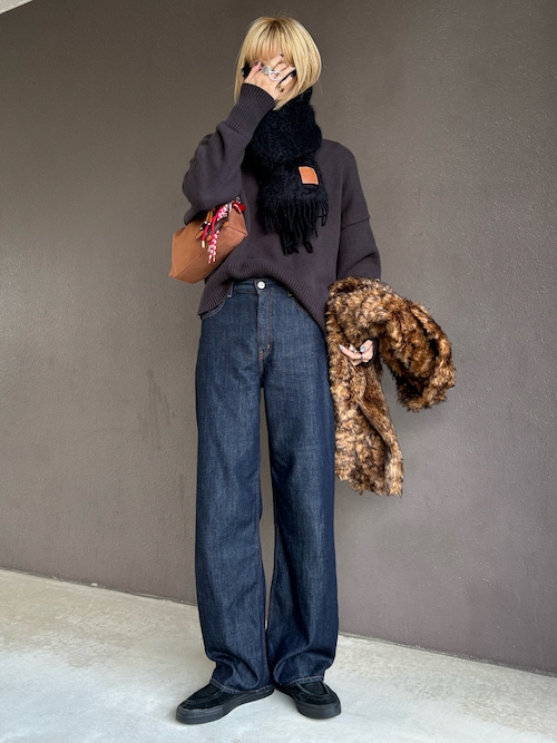 新品25AW MOUSSY TENCEL(TM) DENIM ストレート MOUSSY（マウジー） ジーンズ デニム デニムパンツ 「25年AW新作