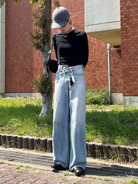 「高身長女子」｜maichinさん（レディース・178cm）の春コーディネート