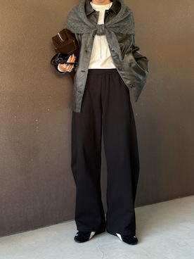 「アイテム（バンダナ/スカーフ）」を使った、maichinさん（レディース・178cm）の秋コーディネート