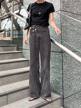 「HANNE（アン）のアイテム」を使った、maichinさん（レディース・178cm）の夏コーディネート