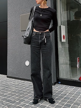 「STYLEMIXER（スタイルミキサー）のアイテム」を使った、maichinさん（レディース・178cm）の夏コーディネート