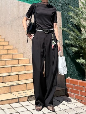 「アイテム（財布/小物）」を使った、maichinさん（レディース・178cm）の秋コーディネート