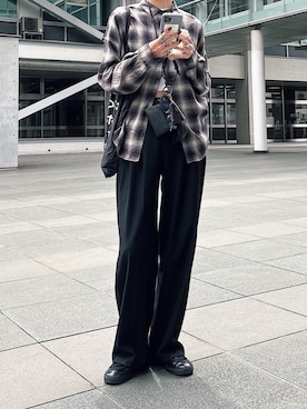 「RIM.ARK（リムアーク）のアイテム」を使った、maichinさん（レディース・178cm）の春コーディネート