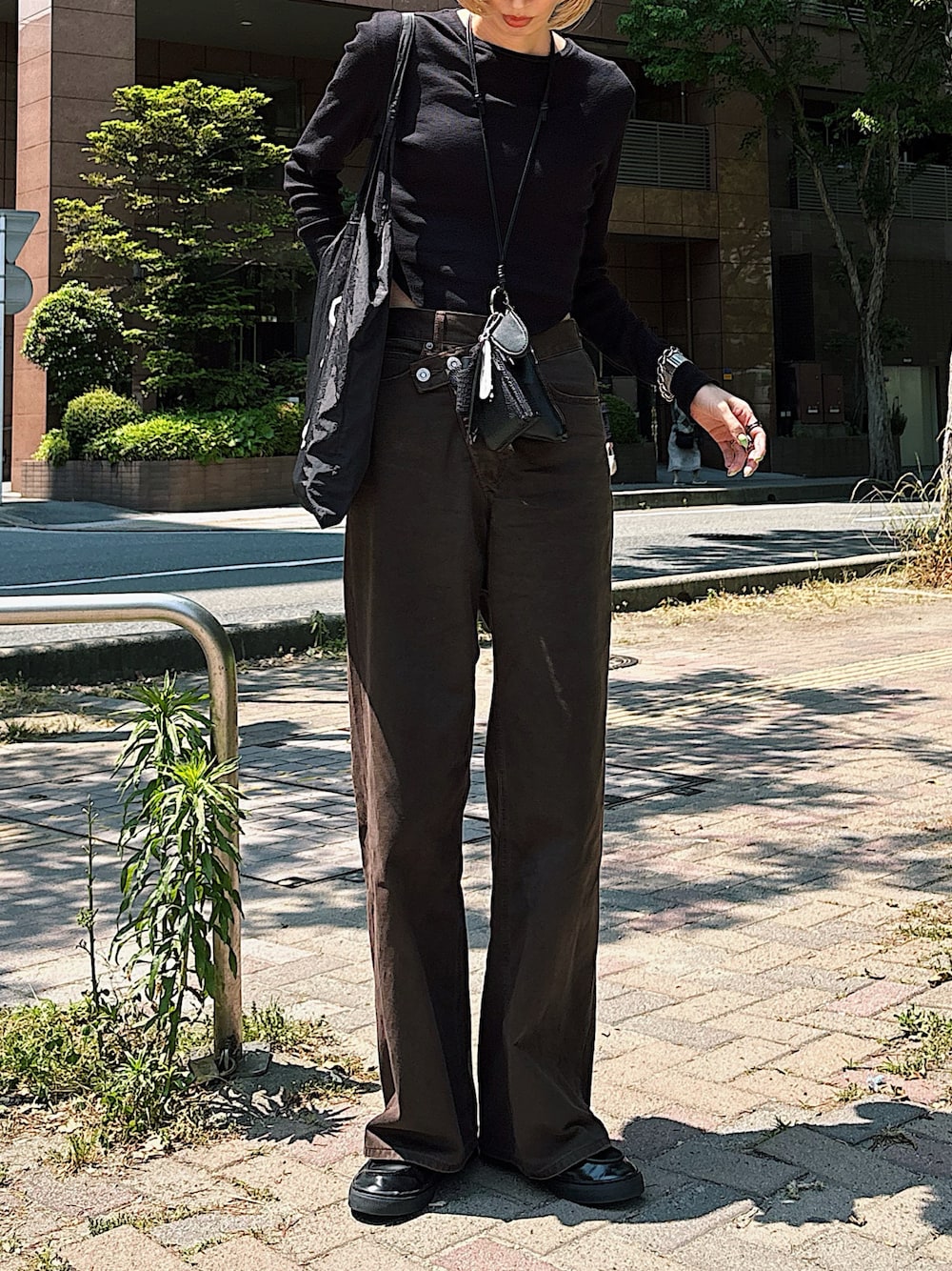 CROSS CHINO WIDE STRAIGHTを使った人気ファッションコーディネート - WEAR