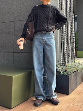 「アイテム（スニーカー）」を使った、maichinさん（レディース・178cm）の秋コーディネート