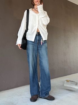 「RIM.ARK（リムアーク）のアイテム」を使った、maichinさん（レディース・178cm）の秋コーディネート