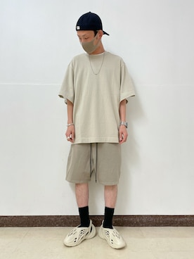 「L.H.P Private Brand（エルエイチピープライベートブランド）のアイテム」を使った、Junya Kasugaさん（メンズ・170cm）の夏コーディネート