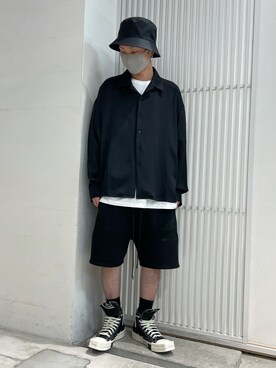 「Danke schon」｜「アイテム（スウェットパンツ）」を使った、Junya Kasugaさん（メンズ・170cm）の夏コーディネート
