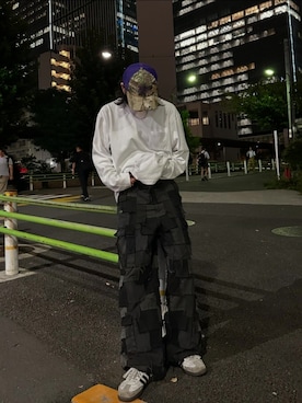 「AIVER（アイバー）のアイテム（パンツ）」を使った、AIVERさん（メンズ・178cm）の秋コーディネート