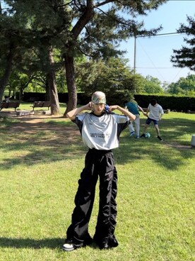 「AIVER（アイバー）のアイテム」を使った、AIVERさん（メンズ・170cm）の夏コーディネート