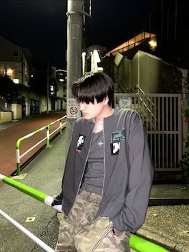 「AIVER（アイバー）のアイテム（スウェット）」を使った、AIVERさん（メンズ・173cm）の秋コーディネート
