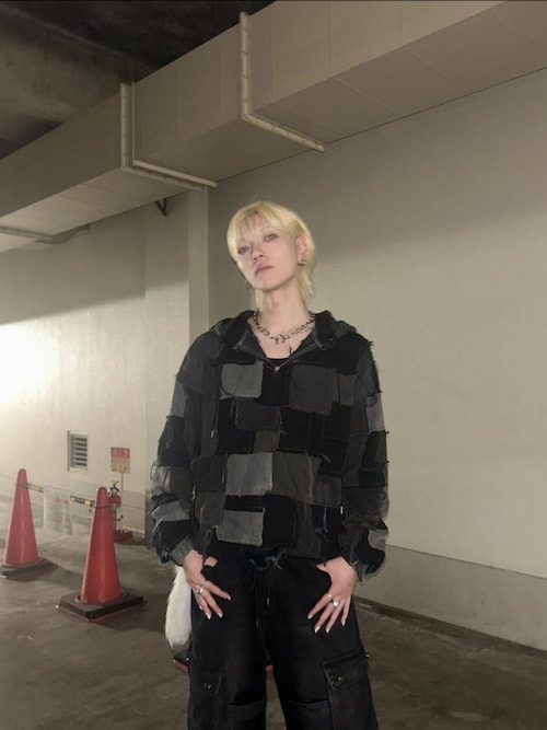 AIVER　ボロハーフジップパーカー AIVER ボロハーフジップパーカー（パーカー）｜AIVER（アイバー