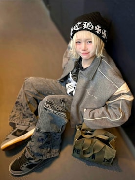 「AIVER（アイバー）のアイテム」を使った、AIVERさん（レディース・169cm）の冬コーディネート