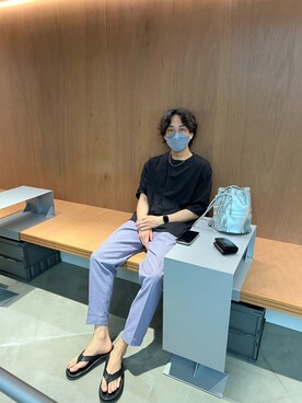 「ムラサキコーデ」｜hayatoさん（メンズ・170cm）の夏コーディネート