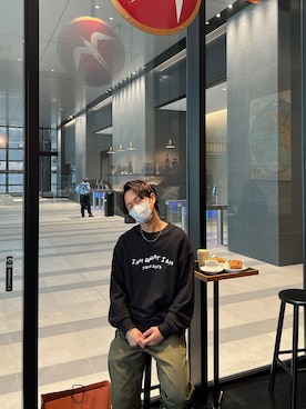 「blackdia by 7JEWELRY（ブラックダイヤバイセブンジュエリー）のアイテム」を使った、hayatoさん（メンズ・170cm）の秋コーディネート