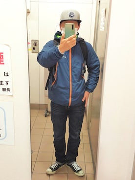 「BRIXTON（ブリクストン）のアイテム（キャップ）」を使った、のぶろうさん（メンズ・170cm）の秋コーディネート