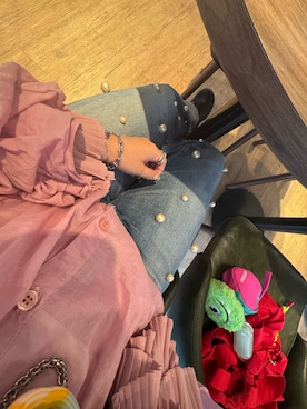 「e.m.（イーエム）のアイテム（リング）」を使った、ssakiixxxさん（レディース・150cm）の春コーディネート