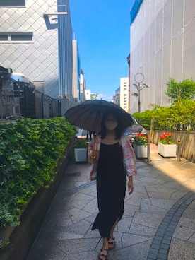 「FRAMeWORK（フレームワーク）のアイテム（ワンピース/ドレス）」を使った、Chihiro さん（レディース・167cm）の夏コーディネート