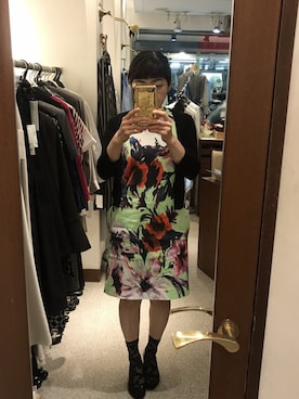 「BEATING HEART（ビーティングハート）のアイテム」を使った、チカさん（レディース・150cm）の夏コーディネート