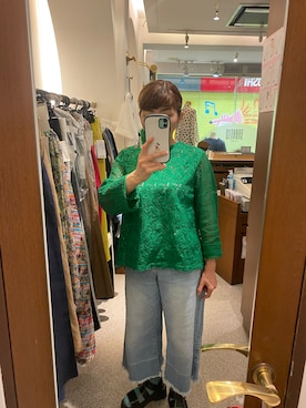 「BEATING HEART（ビーティングハート）のアイテム」を使った、チカさん（レディース・150cm）の夏コーディネート