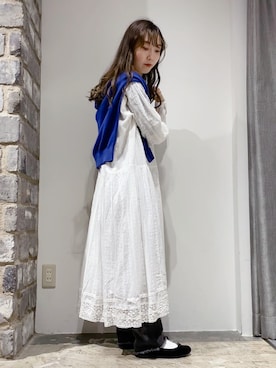 「AMERICAN HOLIC（アメリカンホリック）のアイテム（カーディガン/ボレロ）」を使った、やぎみさきさん（レディース・152cm）の冬コーディネート