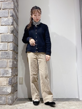 「ハイネックトップス」｜やぎみさきさん（レディース・152cm）の冬コーディネート