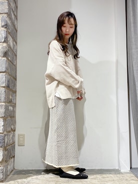 「AMERICAN HOLIC（アメリカンホリック）のアイテム（パンプス）」を使った、やぎみさきさん（レディース・152cm）の冬コーディネート