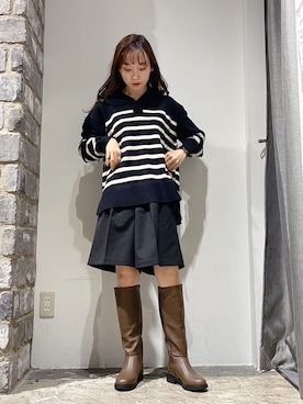 やぎみさきさん（レディース・152cm）の秋コーディネート