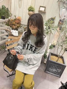 「rem closet（レムクローゼット）のアイテム」を使った、やぎみさきさん（レディース・152cm）の冬コーディネート