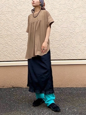 「ITEMS URBANRESEARCH（アイテムズ アーバンリサーチ）のアイテム」を使った、kinさん（レディース・145cm）の春コーディネート