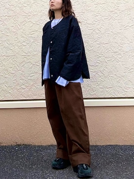 「ITEMS URBANRESEARCH（アイテムズ アーバンリサーチ）のアイテム」を使った、kinさん（レディース・145cm）の春コーディネート