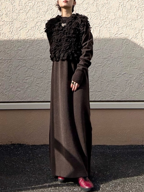 セール】ループニットベストセットワンピース（ワンピース）｜ITEMS