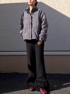 「アイテム（ジャケット/アウター）」を使った、kinさん（レディース・145cm）の冬コーディネート