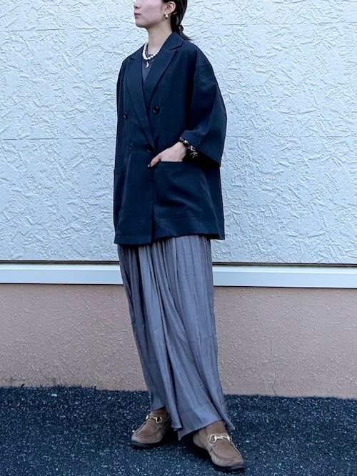 アーバンリサーチ　ハーフスリーブジャケット　CHARCOAL アーバンリサーチ ハーフスリーブジャケット CHARCOAL URBAN