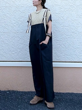 「アイテム（Tシャツ/カットソー）」を使った、kinさん（レディース・145cm）の夏コーディネート