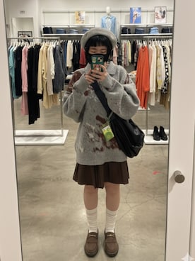 YU さん(レディース・156cm)の冬コーディネート