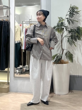 「アイテム（ソックス/靴下）」を使った、SAKOさん（レディース・160cm・30代）の秋コーディネート