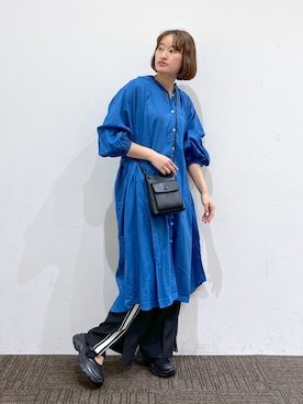 「ボイルワンピース」｜SAKOさん（レディース・160cm）の春コーディネート