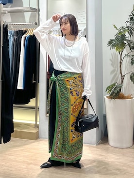 「アイテム（スウェットパンツ）」を使った、SAKOさん（レディース・160cm・30代）の秋コーディネート