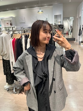 「アイテム（テーラードジャケット）」を使った、SAKOさん（レディース・160cm・30代）の秋コーディネート
