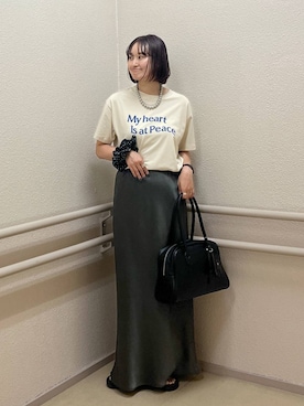 「アイテム（ヘアアクセサリー）」を使った、SAKOさん（レディース・160cm・30代）の夏コーディネート
