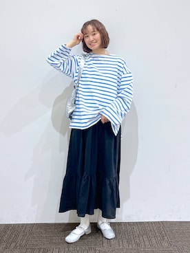 「アイテム（ワンピース/ドレス）」を使った、SAKOさん（レディース・160cm・30代）の春コーディネート