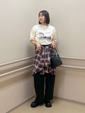 「アイテム（サンダル）」を使った、SAKOさん（レディース・160cm・30代）の夏コーディネート