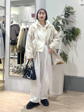 「アイテム（その他アウター）」を使った、SAKOさん（レディース・160cm・30代）の冬コーディネート