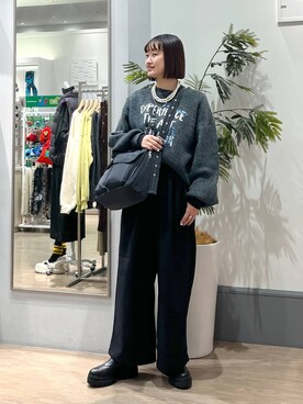 SAKOさんの「パールタレンネックレス　249411」を使ったコーディネート