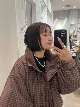 「アイテム（スウェット）」を使った、SAKOさん（レディース・160cm・30代）の冬コーディネート