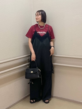 「アイテム（キャミソール）」を使った、SAKOさん（レディース・160cm・30代）の夏コーディネート