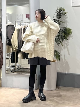 「アイテム（ショルダーバッグ）」を使った、SAKOさん（レディース・160cm・30代）の冬コーディネート