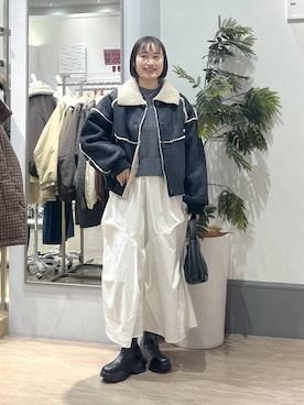 SAKOさん（レディース・160cm）の冬コーディネート