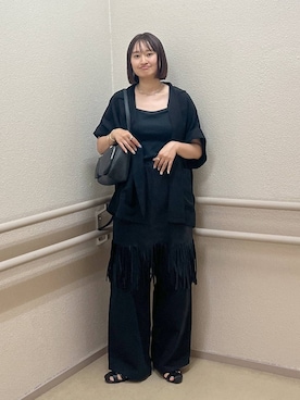 「アイテム（テーラードジャケット）」を使った、SAKOさん（レディース・160cm・30代）の夏コーディネート